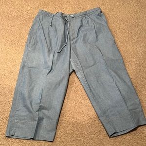 Liz Claiborne Blue Capri